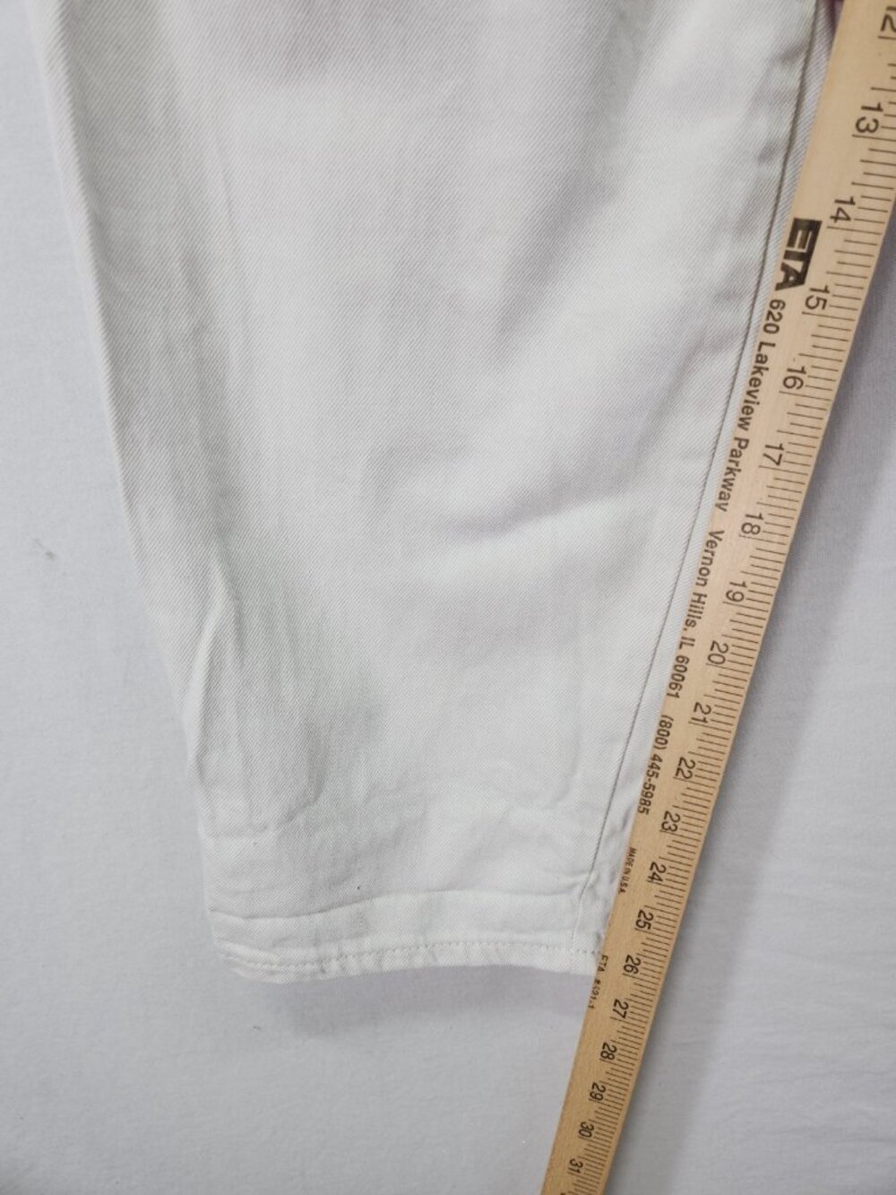 Zara High Waist Pleated Jeans Ivory Balloon Barrel Leg Womens Size 6 (27x26) - Picture 5 of 14